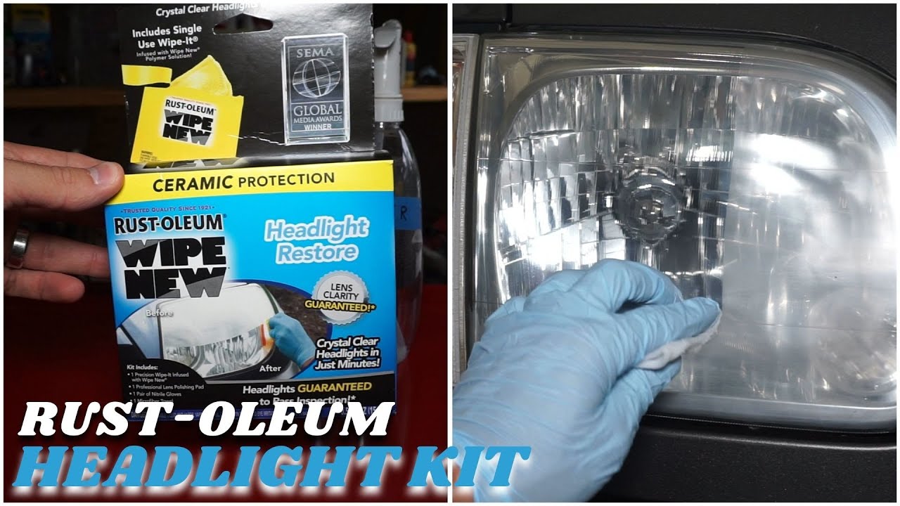 Rust Oleum WIPE NEW headlight restoration KIT Review
